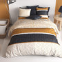 Voir la diapositive 6 : ATELIER DU COTON Parure de couette 100%coton 57fils/cm2 - felora
