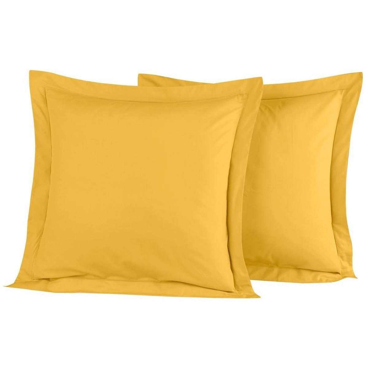 Sensei Maison Lot de 2 taies d'oreiller en percale de coton SOFT PERCALE