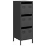 Voir la diapositive 2 : VIDAXL Buffet haut noir 39x35x103,5 cm acier