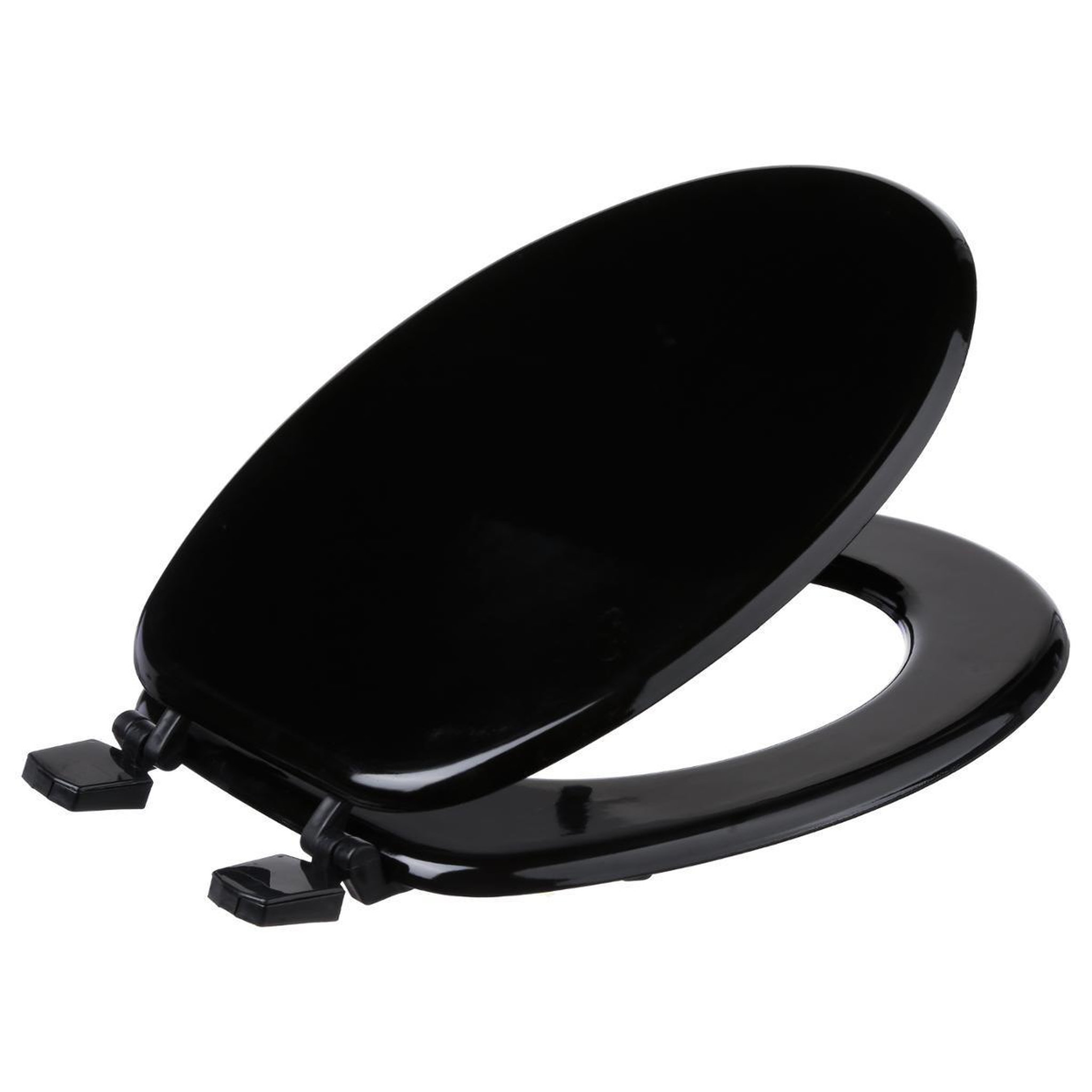 Voir la diapositive 2 : FIVE Abattant wc en bois  bathroom  45cm noir
