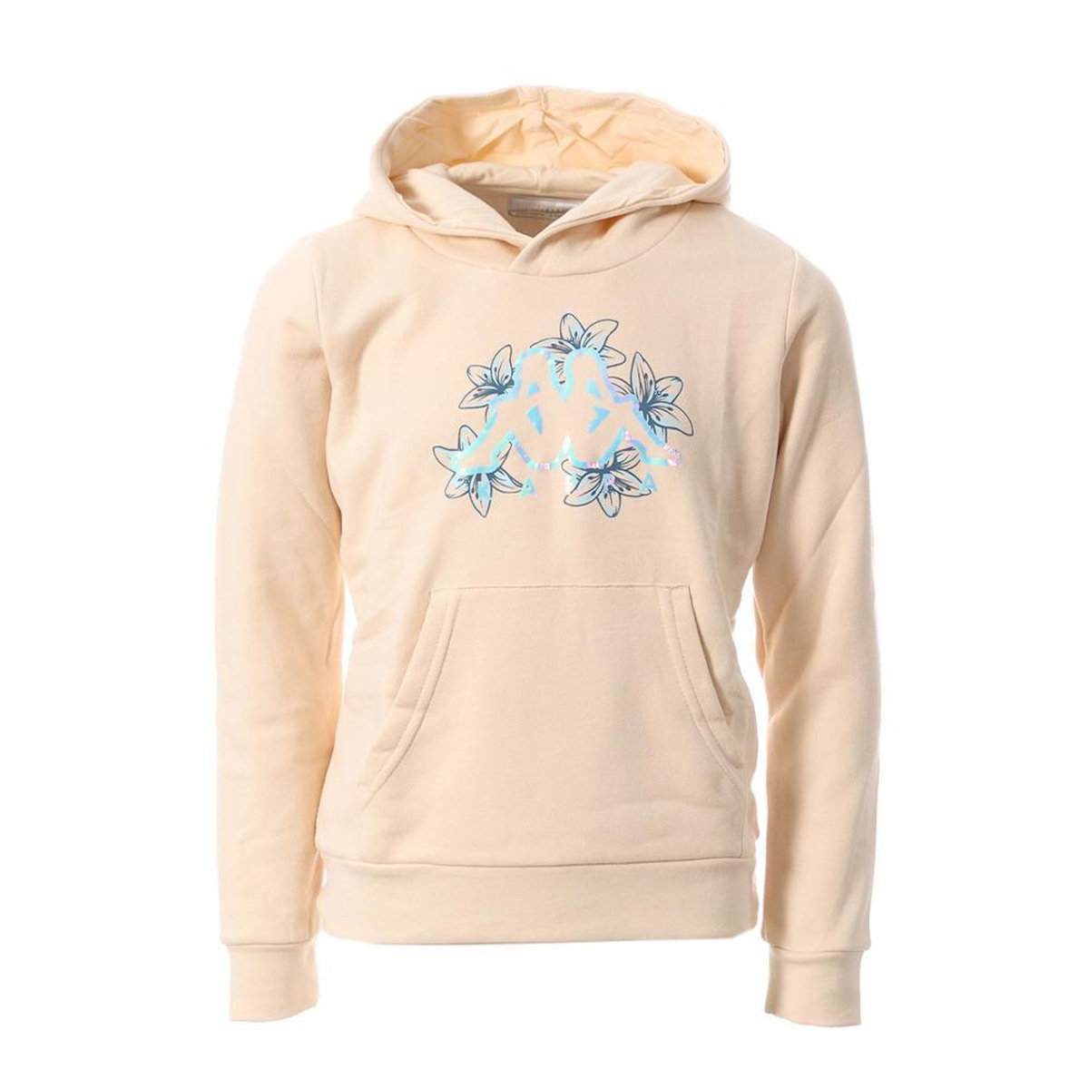 KAPPA Sweat Ecru Fille Kappa Kamil