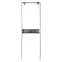 Voir la diapositive 3 : VIDAXL Piquets de cloture de sol 2 pcs pour cloture en WPC Acier 40 cm