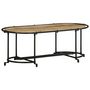Voir la diapositive 3 : VIDAXL Table basse 110x55x40 cm bois de manguier massif brut