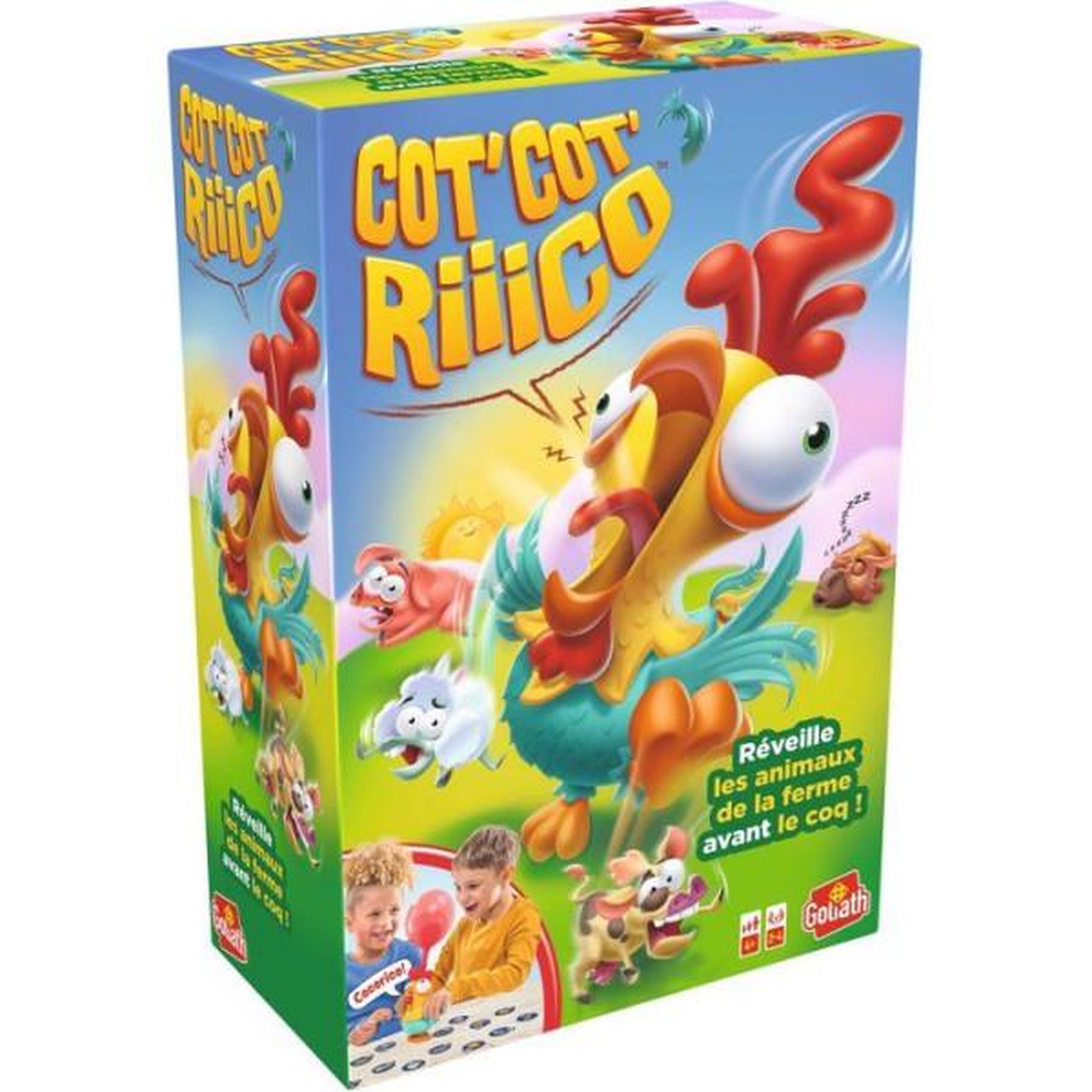 Voir la diapositive 4 : GOLIATH Cot Cot Riiico - jeu d'ambiance - GOLIATH - rapidité et suspense
