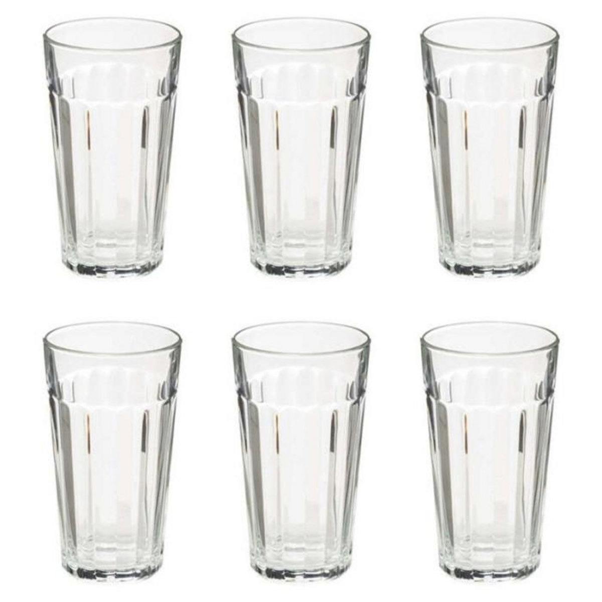 SECRET DE GOURMET Lot de 6 Verres à Eau  Loft  35cl Transparent