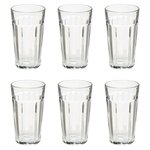 SECRET DE GOURMET Lot de 6 Verres à Eau  Loft  35cl Transparent