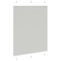Voir la diapositive 3 : VIDAXL Store plisse gris clair 105x100cm largeur du tissu 104,4cm