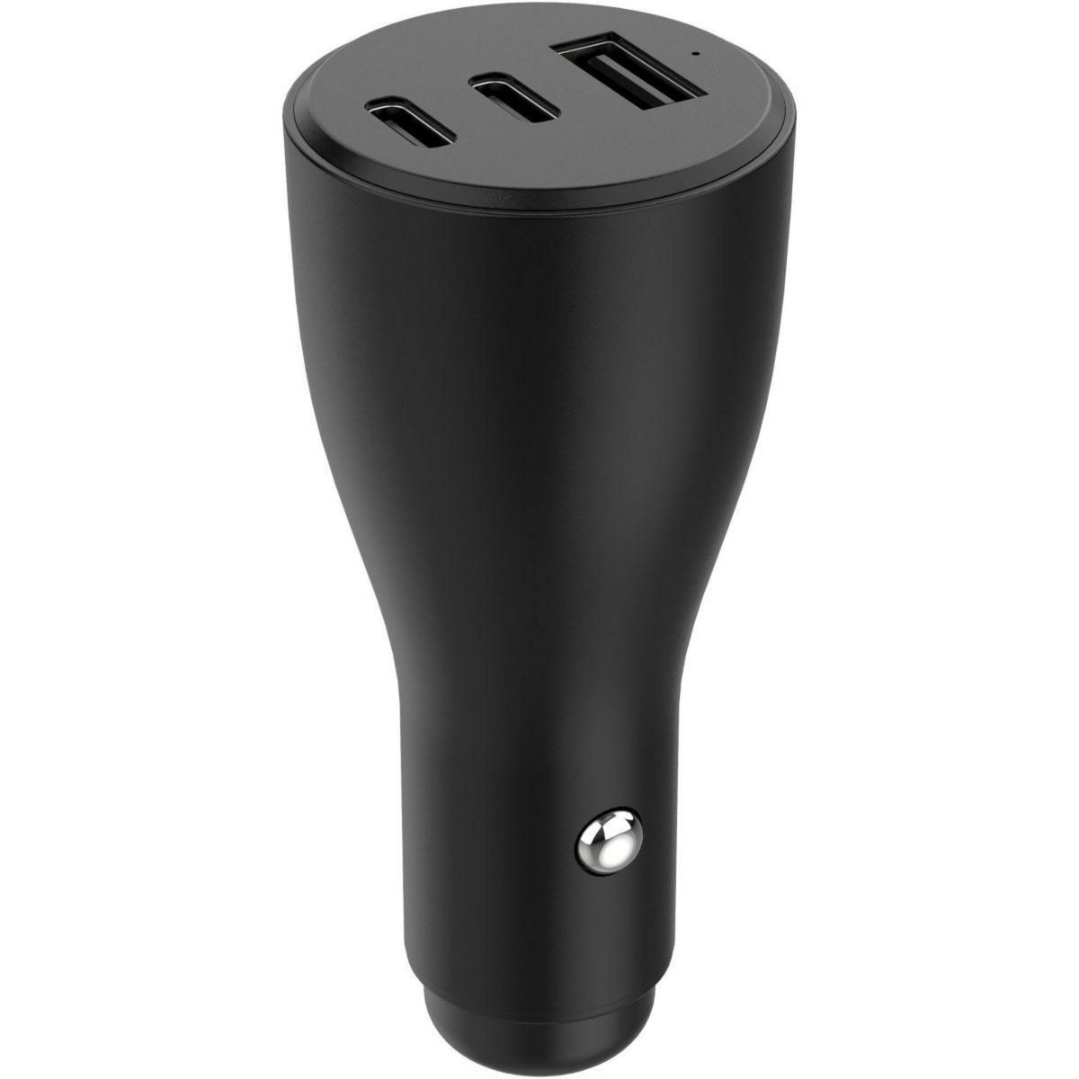 ADEQWAT Chargeur allume cigare 72W 2x USB-C + USB-A noir