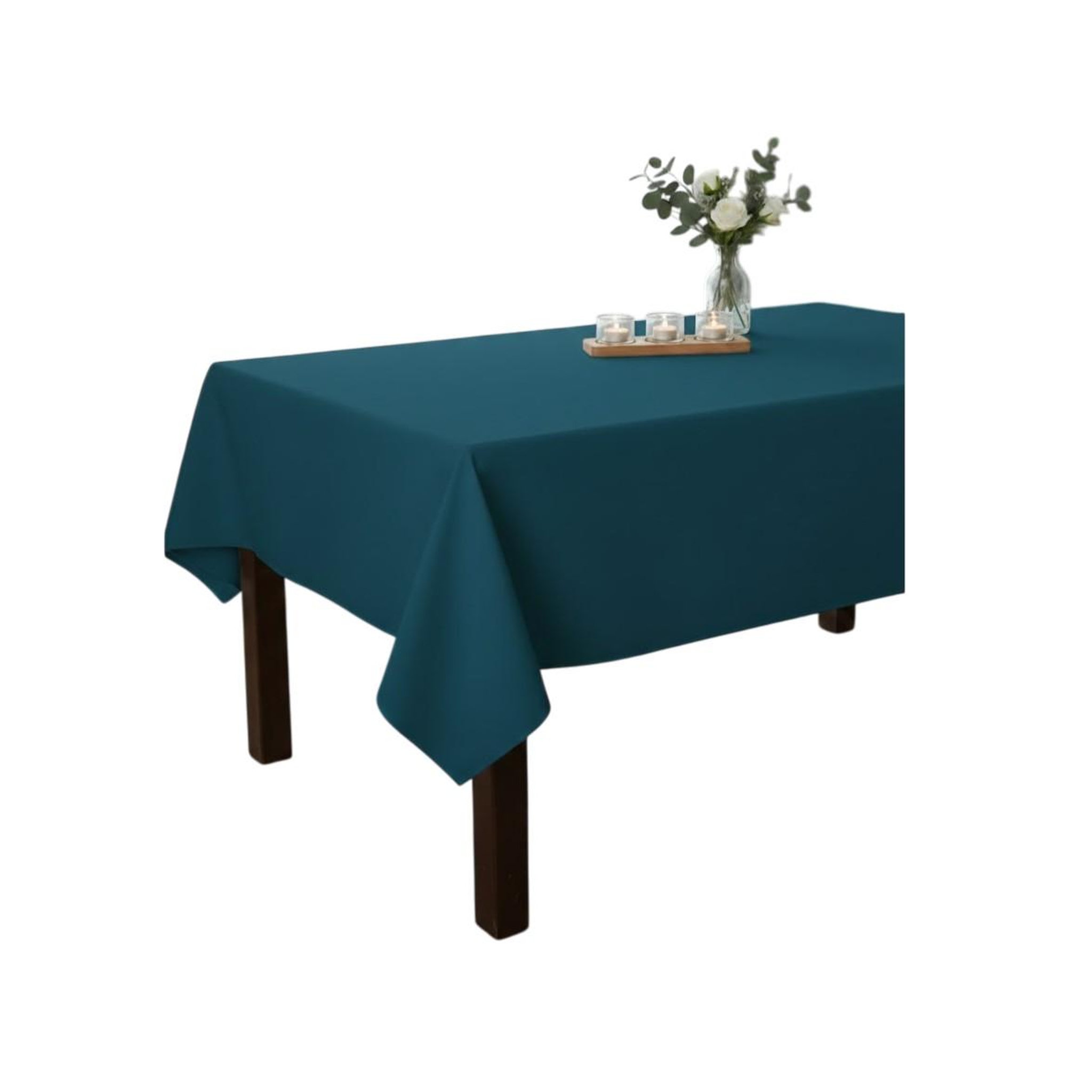 Voir la diapositive 1 : Eden Nappe en polyester finition ourlet nels