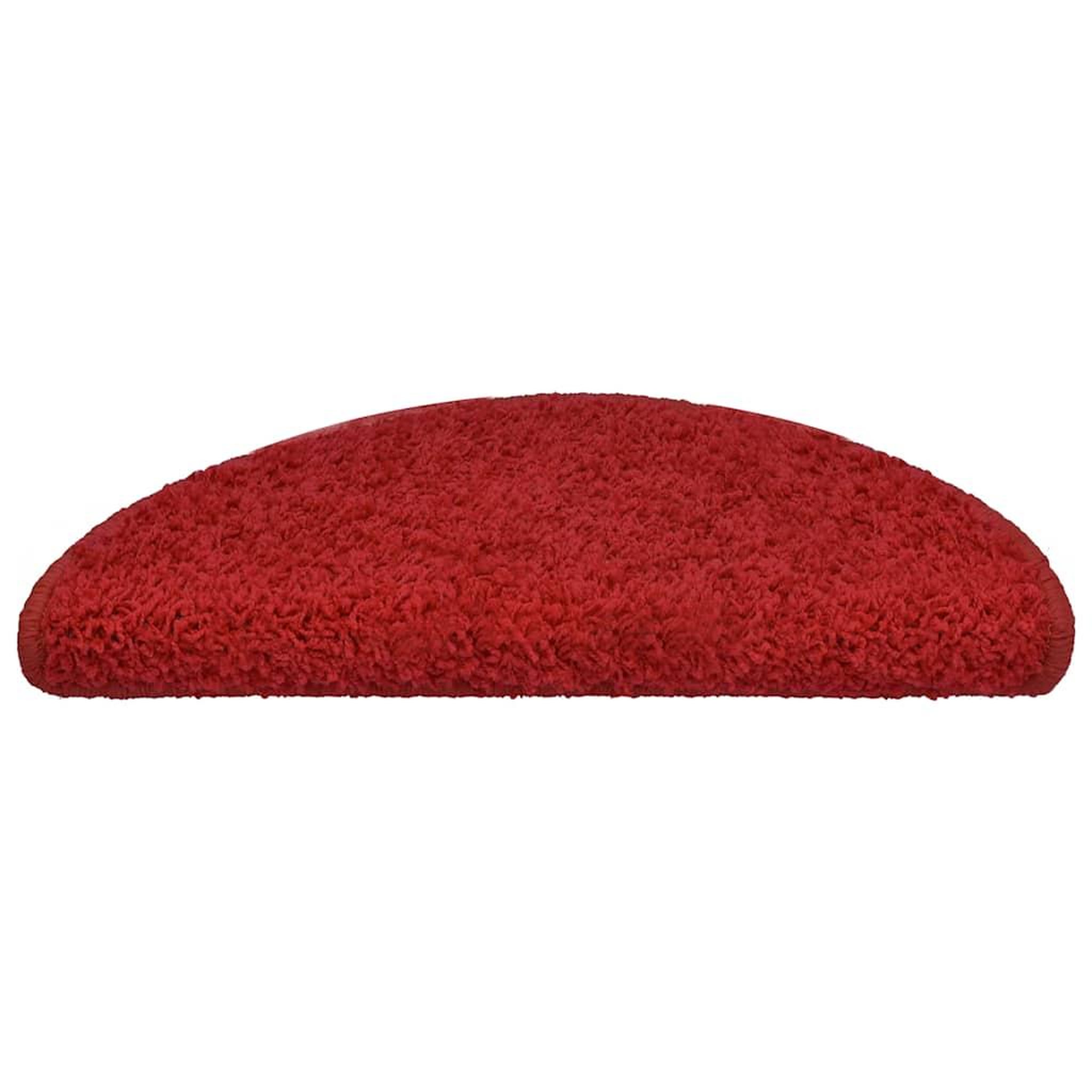 Voir la diapositive 3 : VIDAXL Tapis d'escalier 30 pcs rouge 65x21x4 cm