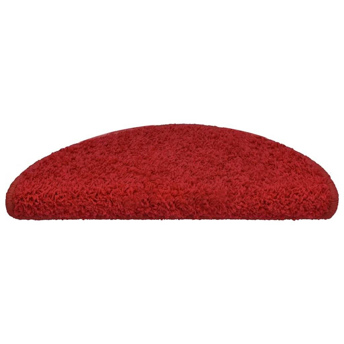 VIDAXL Tapis d'escalier 30 pcs rouge 65x21x4 cm