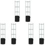 Voir la diapositive 2 : VIDAXL Cages a tomates avec sacs a plantes 6 pcs 154 cm acier et PP