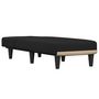 Voir la diapositive 3 : VIDAXL Chaise longue noir tissu