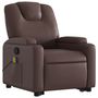 Voir la diapositive 4 : VIDAXL Fauteuil inclinable de massage Marron Similicuir