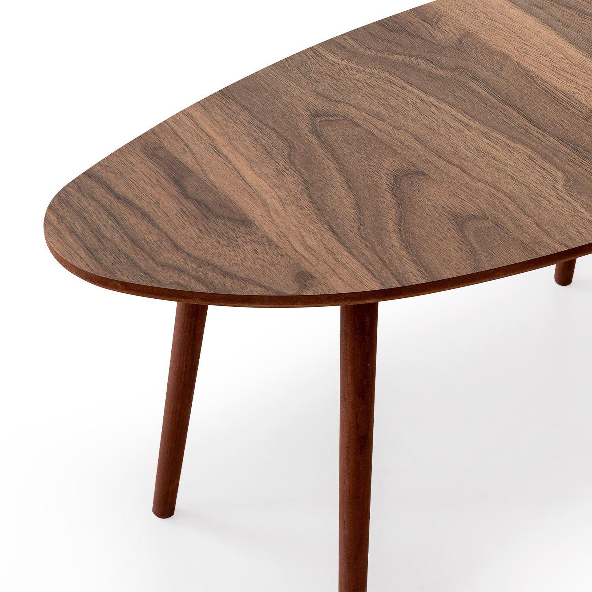 Voir la diapositive 2 : Habitat et Jardin Table basse en bois  nora  100 x 50 x 45 cm - noyer