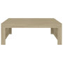 Voir la diapositive 5 : VIDAXL Table basse Chêne sonoma 100x100x35 cm Bois d ingénierie