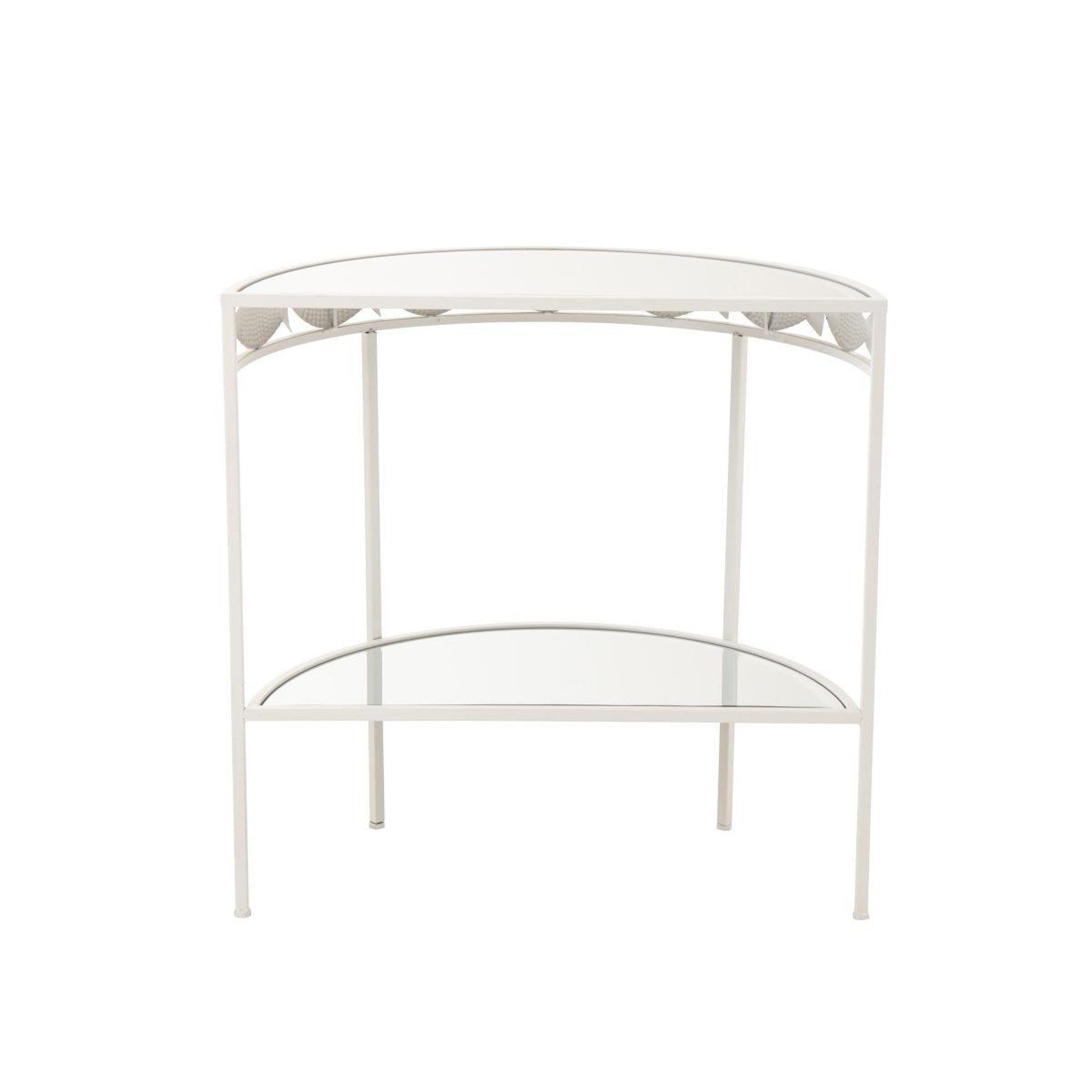 Voir la diapositive 4 : J-LINE Console en métal  poisson  80cm blanc