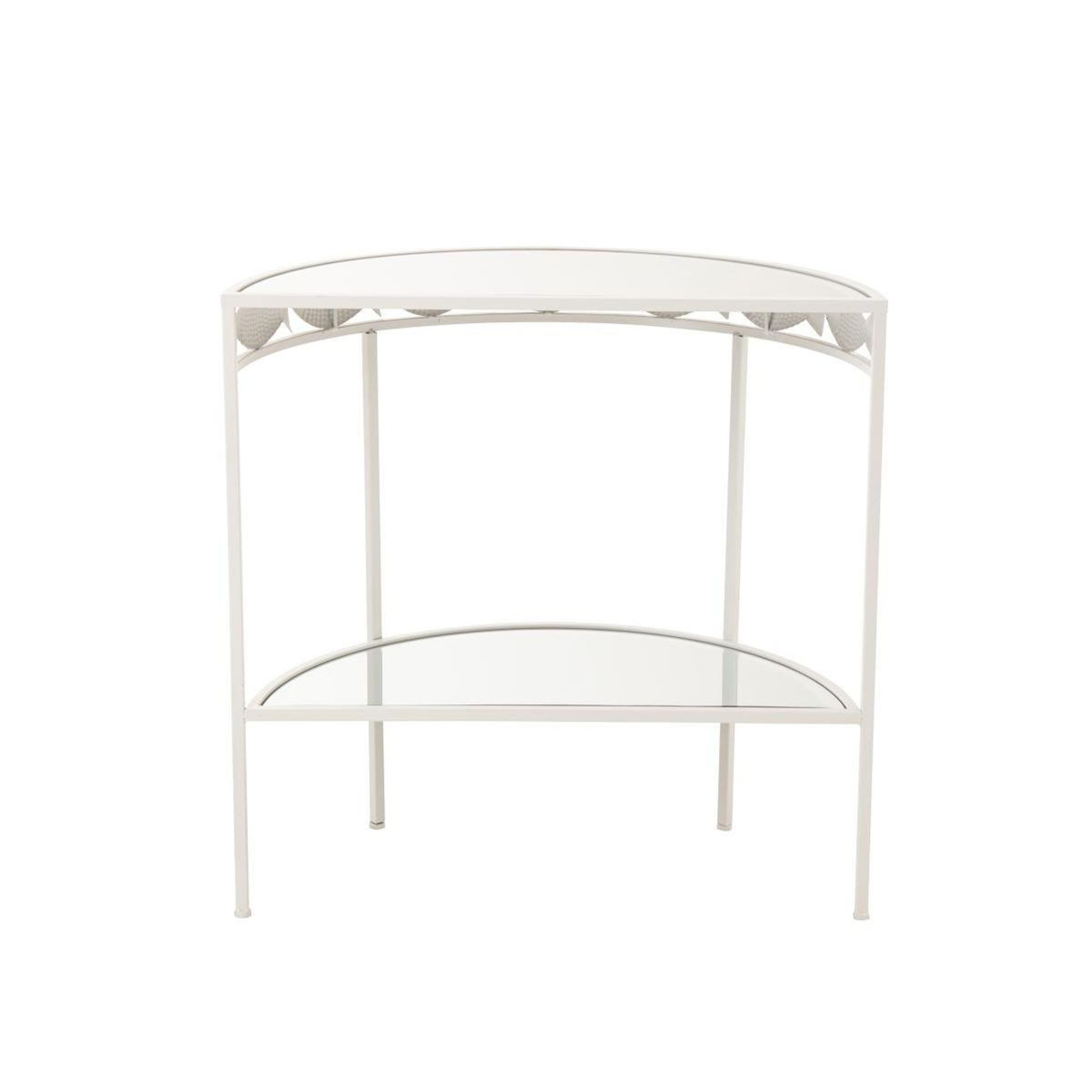 Paris Prix Console en Métal  Poisson  80cm Blanc