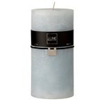 Paris Prix Bougie Cylindrique Déco  Junina  20cm Bleu Clair