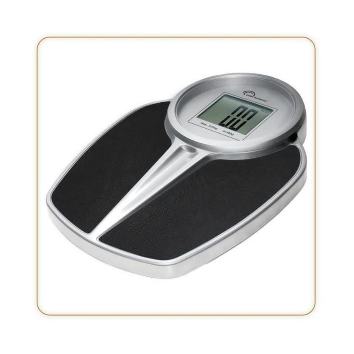 LITTLE BALANCE Pese-personne - LITTLE BALANCE - 8327 - PRO M 225 - Balance électronique - 225 kg / 1 kg - Noir / Argent