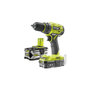 Voir la diapositive 1 : Ryobi Perceuse-visseuse Brushless RYOBI 18V One+ - 1 batterie 2.0 Ah - 1 batterie 5,0 Ah - R18DD7-252S