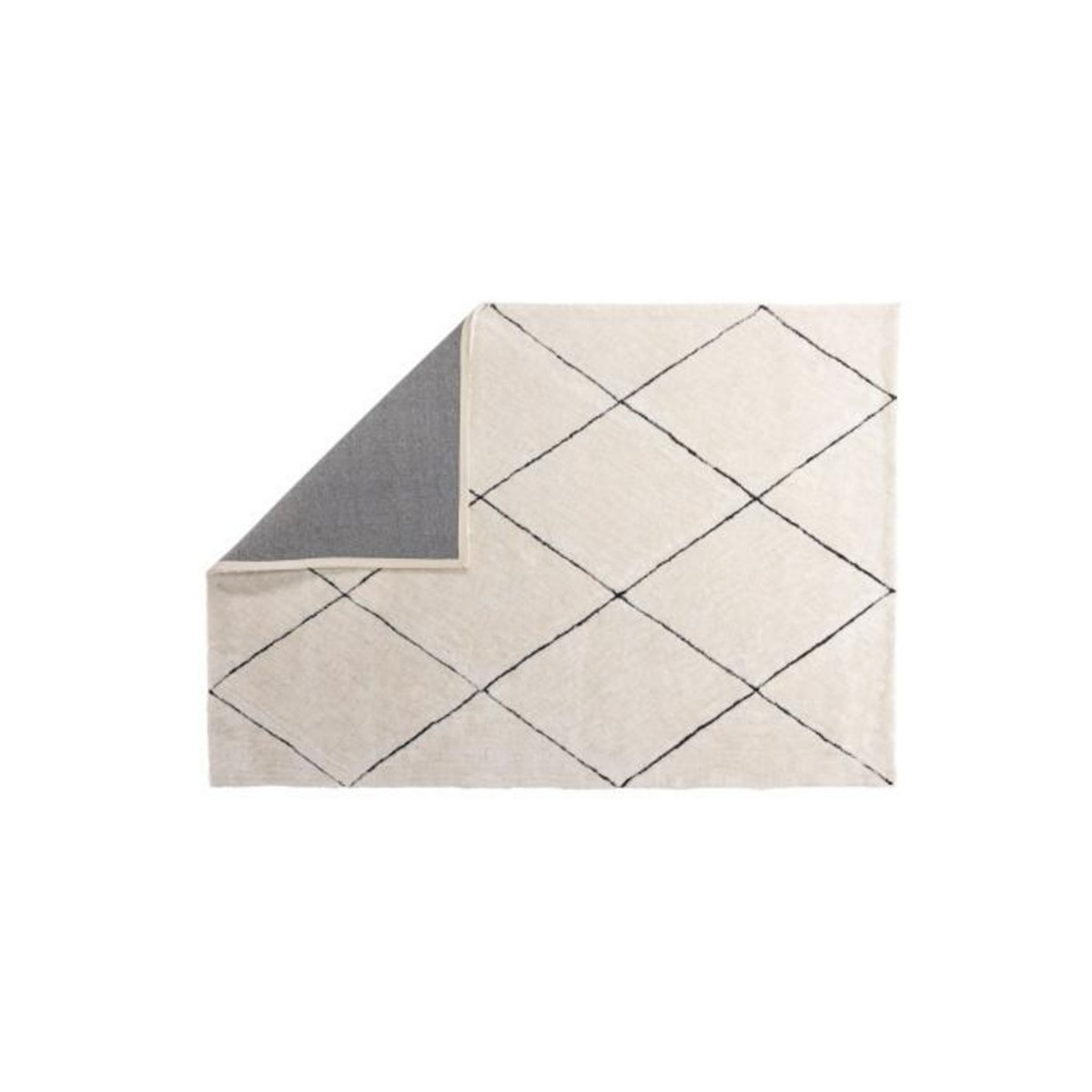 Paris Prix Tapis Déco Shaggy  Patrik  200x290cm Blanc