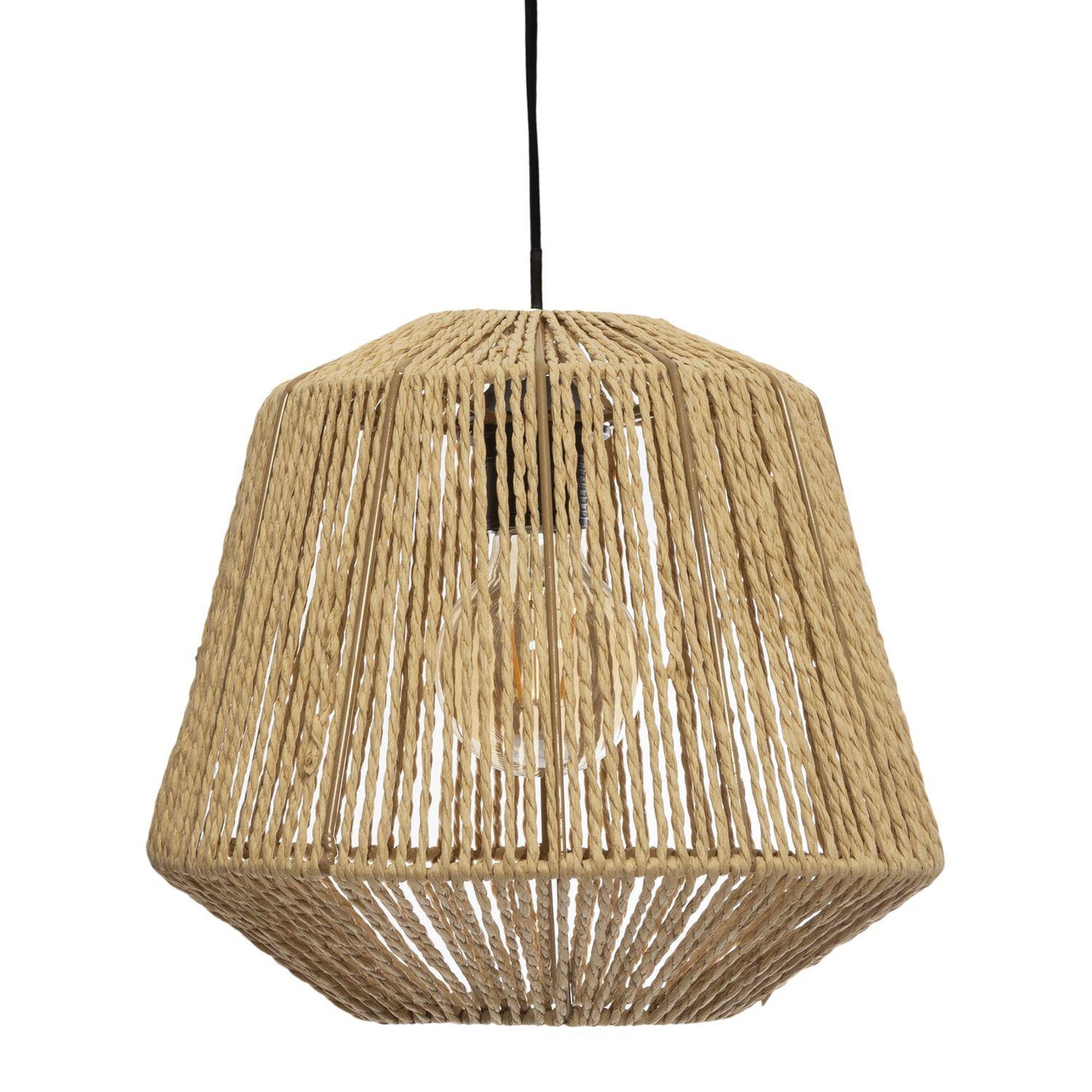 Voir la diapositive 1 : ATMOSPHERA Suspension luminaire effet corde Ethnik