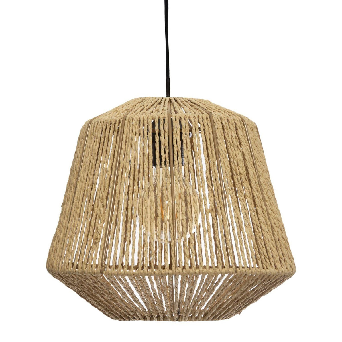 ATMOSPHERA Suspension luminaire effet corde Ethnik