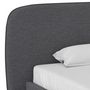 Voir la diapositive 5 : Rendez vous déco Lit double 140x190 cm en tissu gris/beige - Modjo