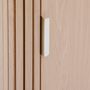 Voir la diapositive 5 : FIVE Colonne 1 porte et 2 niches effet bois clair LIORA - Beige