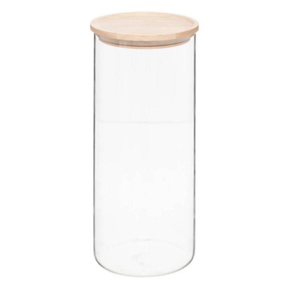 FIVE Lot de 3 Bocaux en Verre  Hermet  2,8L Transparent & Naturel