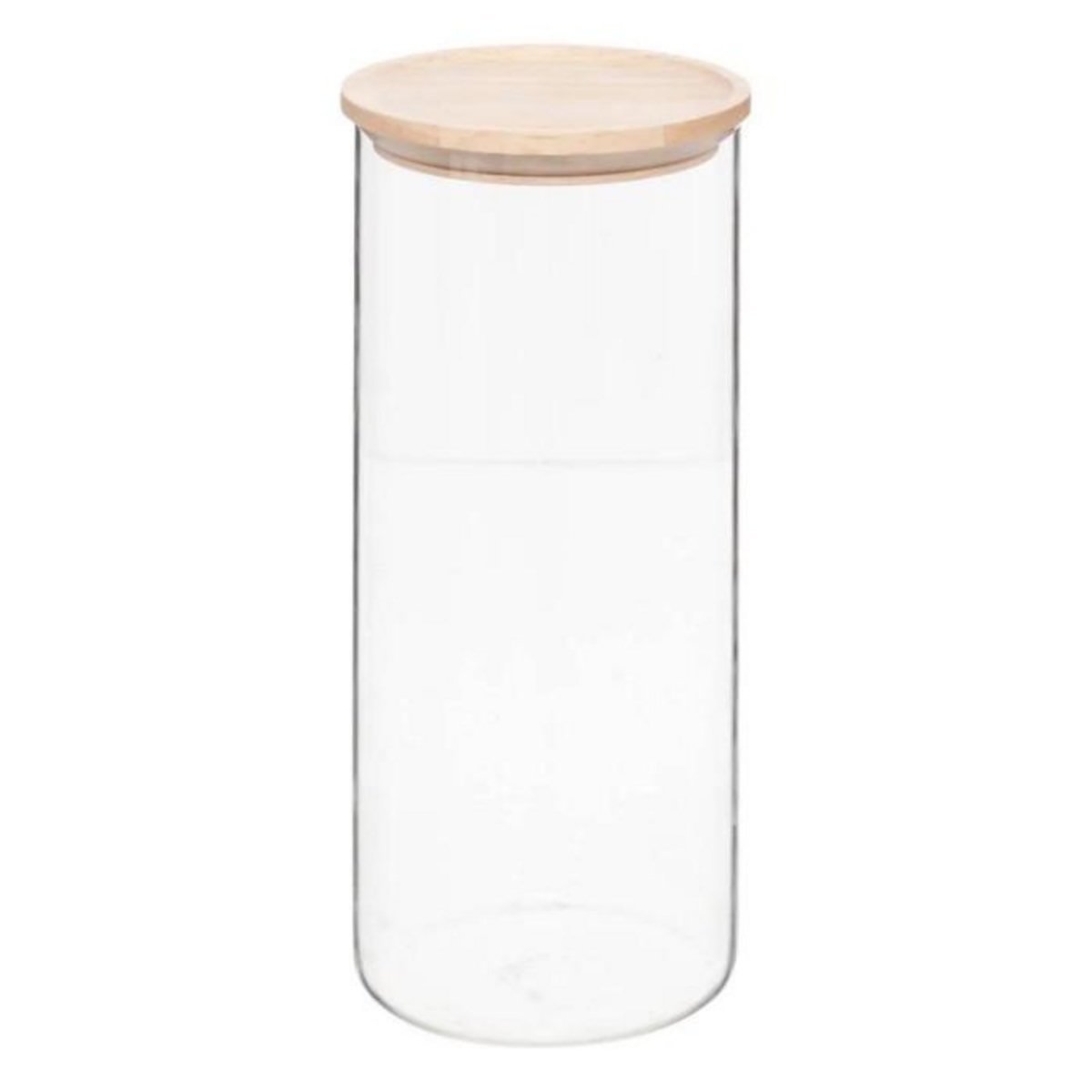 FIVE Lot de 3 Bocaux en Verre  Hermet  2,8L Transparent & Naturel