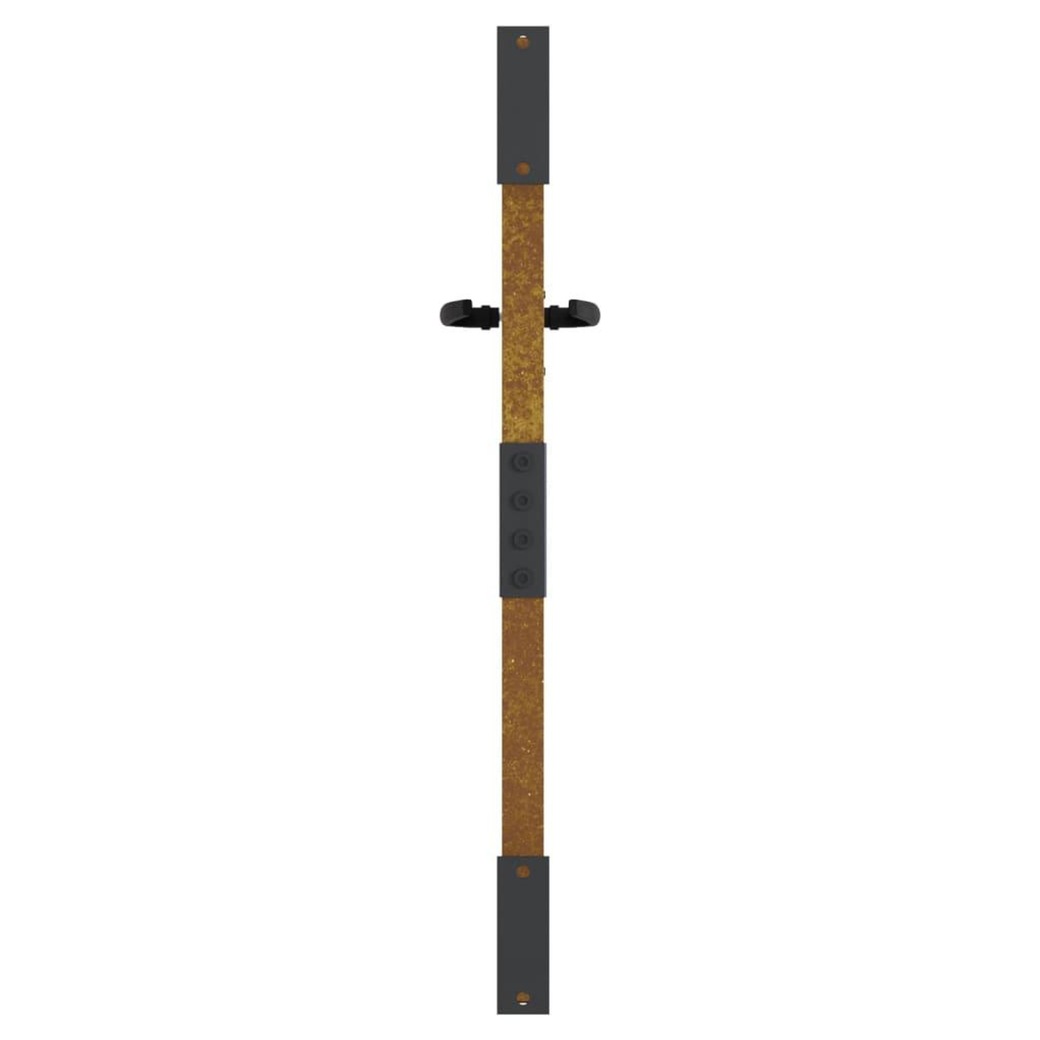 Voir la diapositive 5 : VIDAXL Portail de jardin 85x100 cm acier corten design de bambou