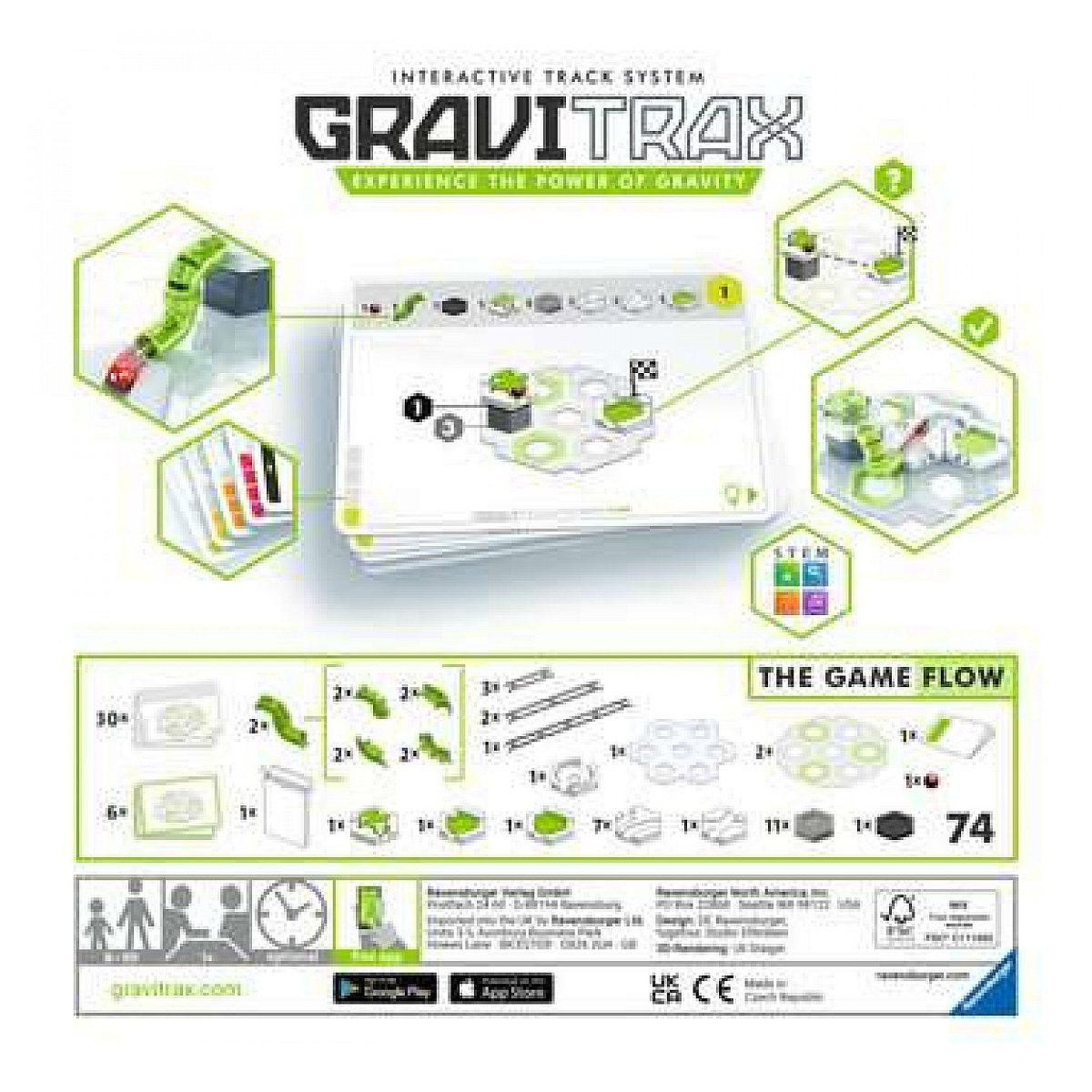 Voir la diapositive 2 : RAVENSBURGER The game flow jeu de billes