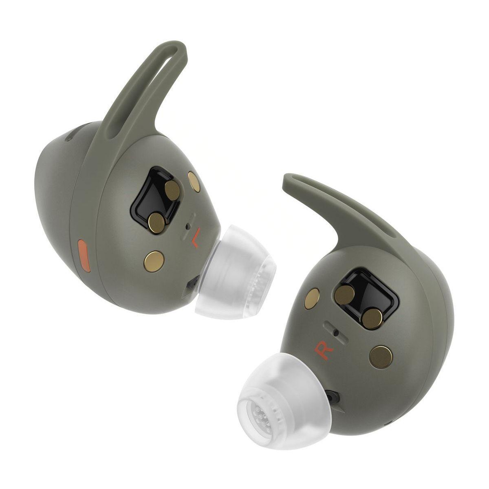 Voir la diapositive 2 : Sennheiser Ecouteurs sport Momentum Sport OIive