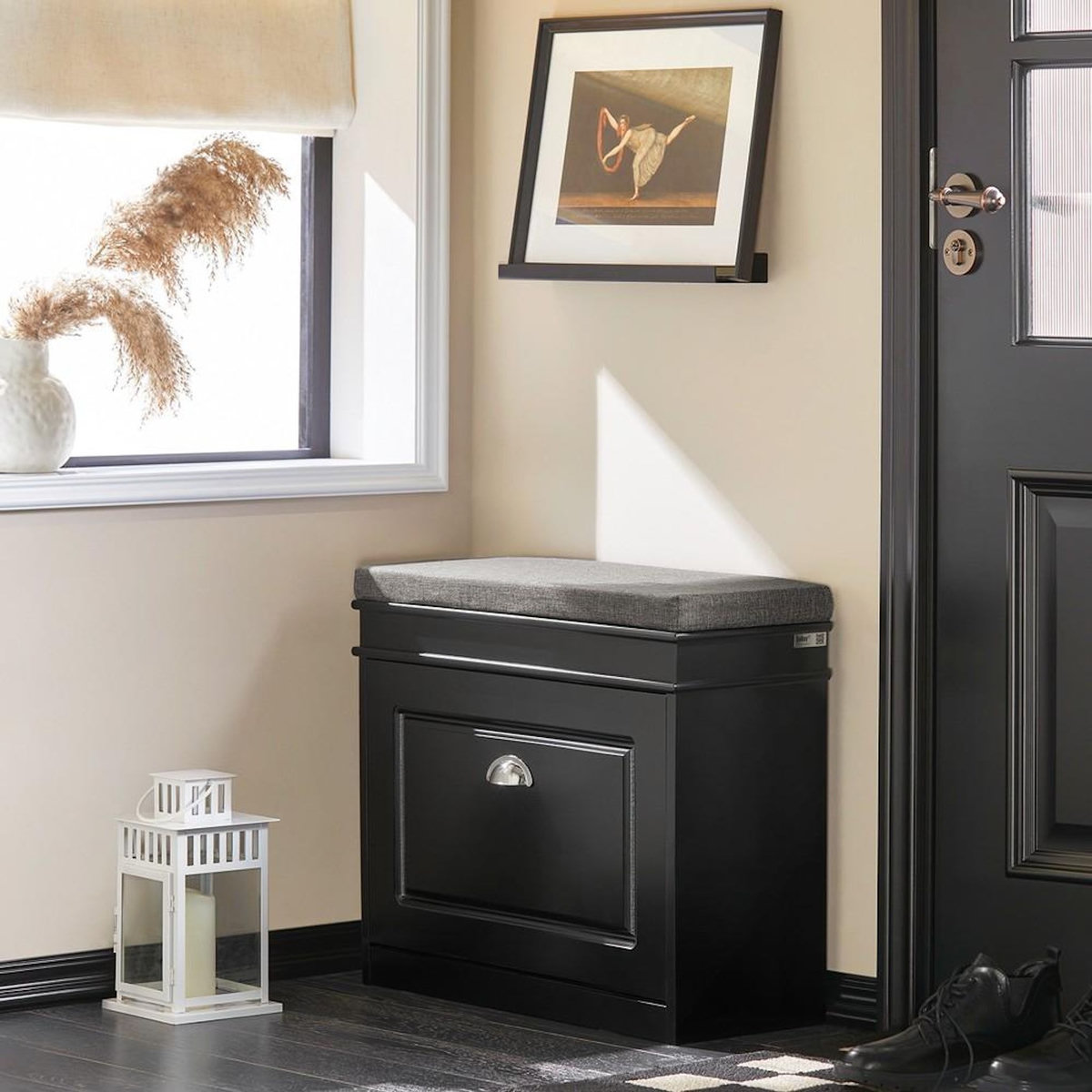 SOBUY SoBuy - Banc de Rangement à Chaussures avec Un Tiroir - Classique - FSR82-K