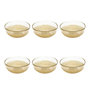 Voir la diapositive 1 : SECRET DE GOURMET Lot de 6 Coupelles en Verre  Celeste  15cm Doré