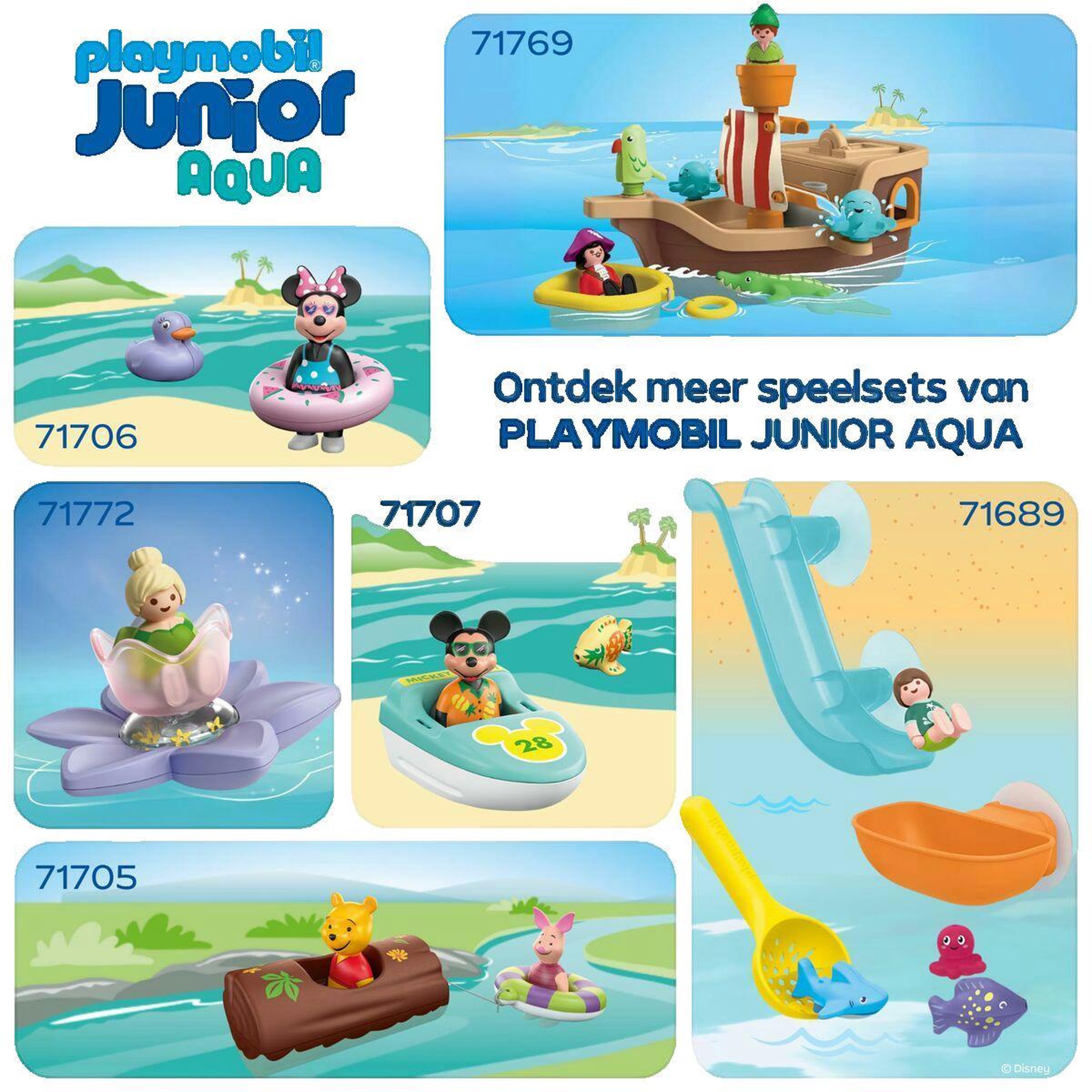 Voir la diapositive 3 : PLAYMOBIL Jeu aquatique Playmobil Junior Water multicolore