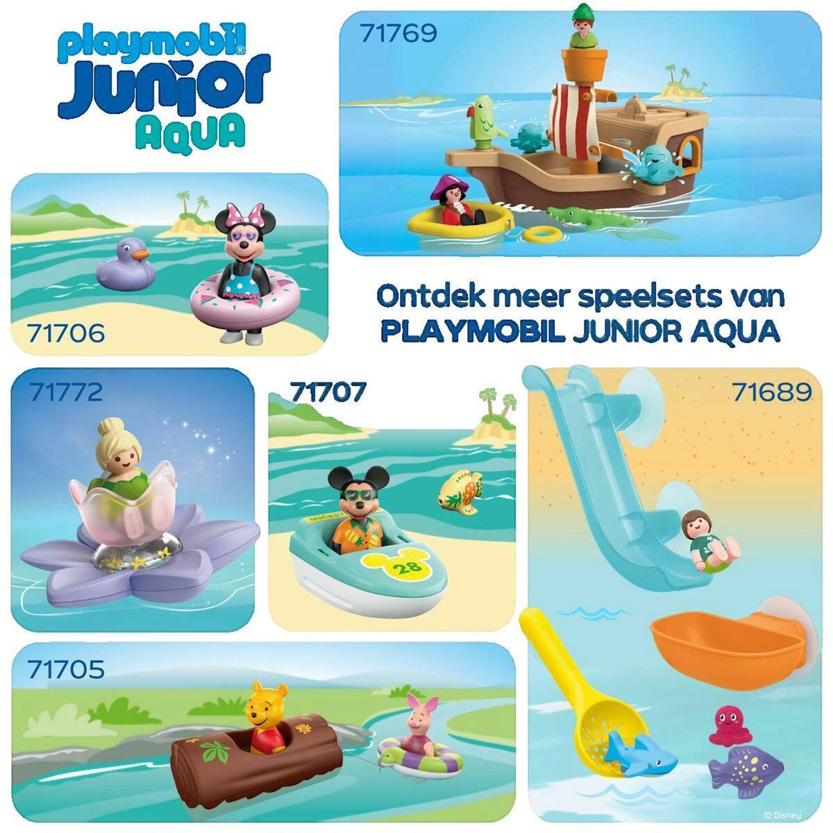 PLAYMOBIL Jeu aquatique Playmobil Junior Water multicolore