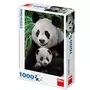 DINO Puzzle 1000 pièces : La famille Panda