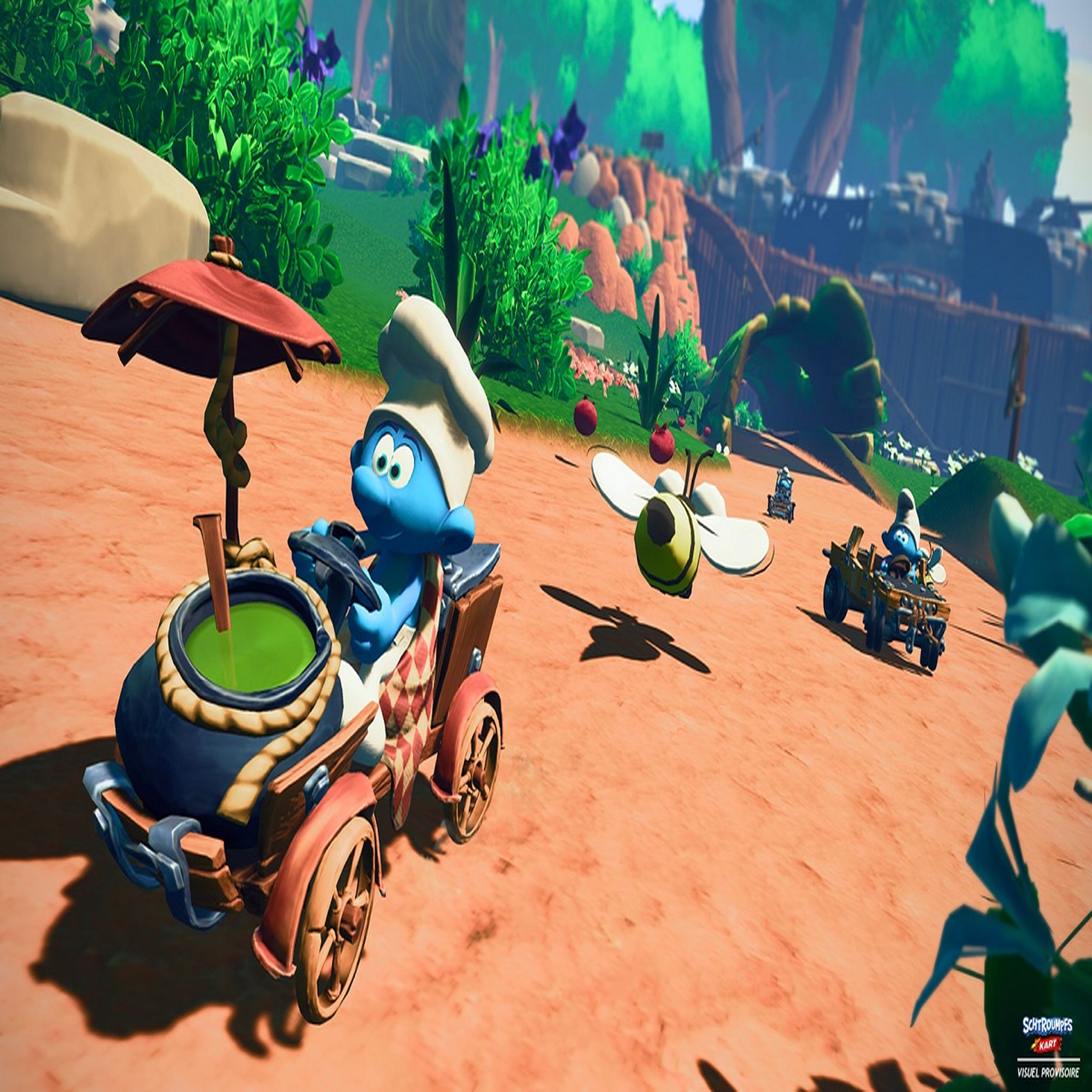 Voir la diapositive 8 : Schtroumpfs Kart Nintendo Switch