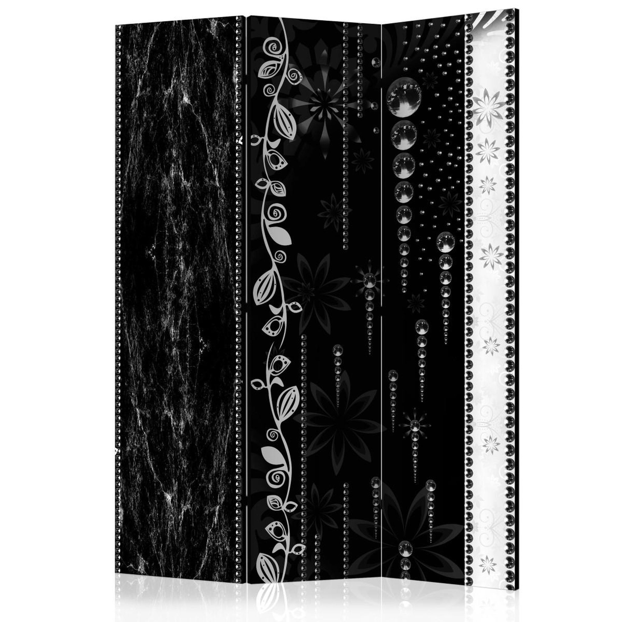 Paris Prix Paravent 3 volets  black elegance  135x172cm