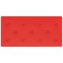 Voir la diapositive 5 : VIDAXL Panneaux muraux 12 pcs Rouge 60x30 cm Similicuir 2,16 m^2