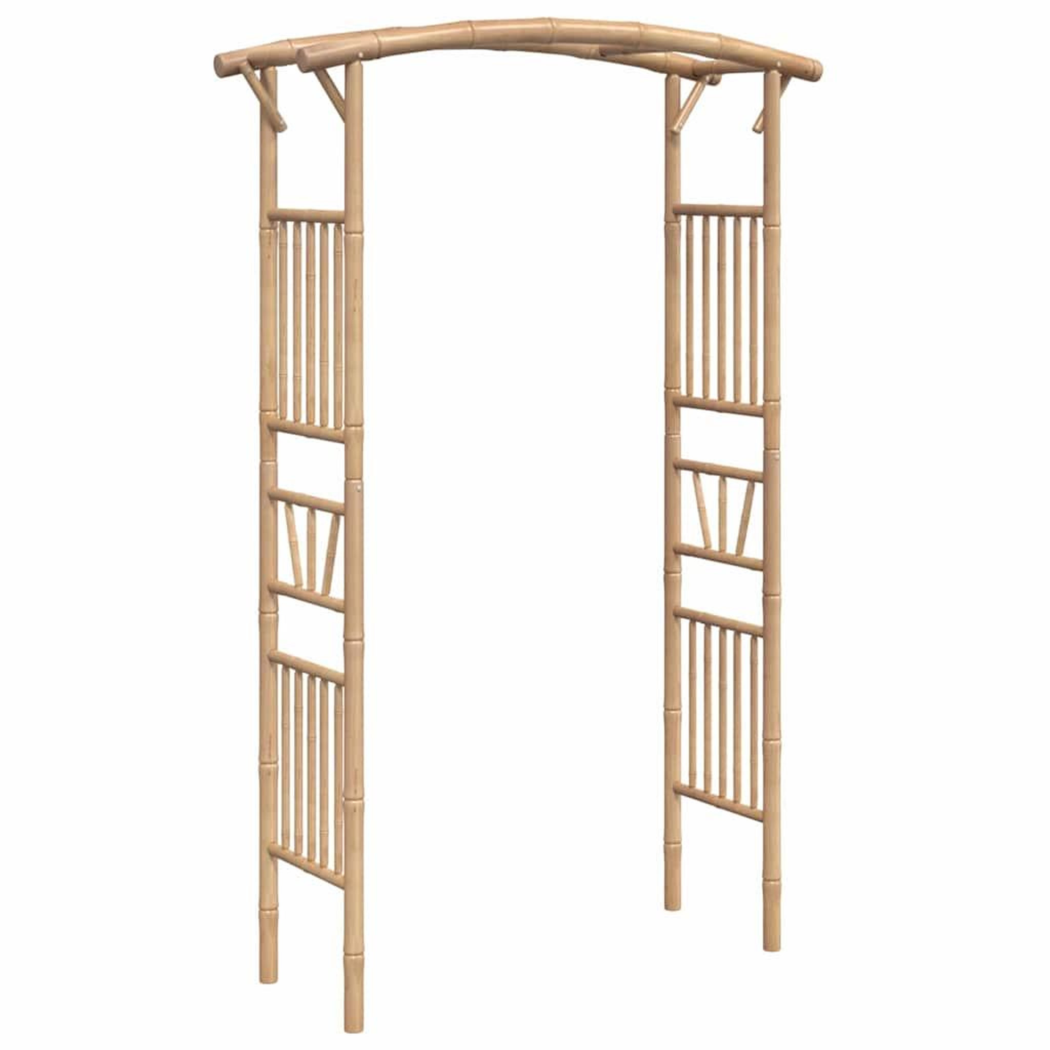 VIDAXL Arche pour rosiers bambou 118x40x187 cm