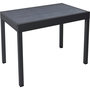 Voir la diapositive 1 : Habitat et Jardin Table de jardin en aluminium extensible  Lagos  - 140/280 x 90 x 76 cm - Noir
