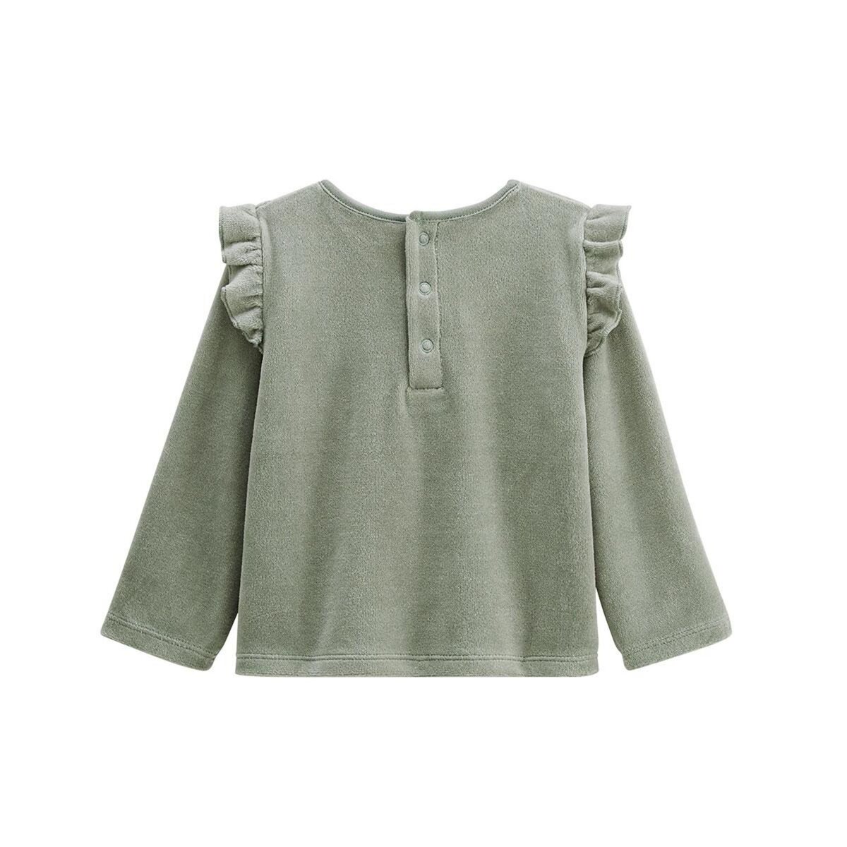 Petit Béguin Pyjama enfant 2 pièces en velours Lily