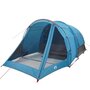 Voir la diapositive 5 : VIDAXL Tente de camping tunnel 4 personnes bleu impermeable