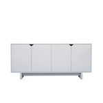 Habitat et Jardin Buffet en bois  Doruk  - 180 x 40 x 81 cm - Blanc