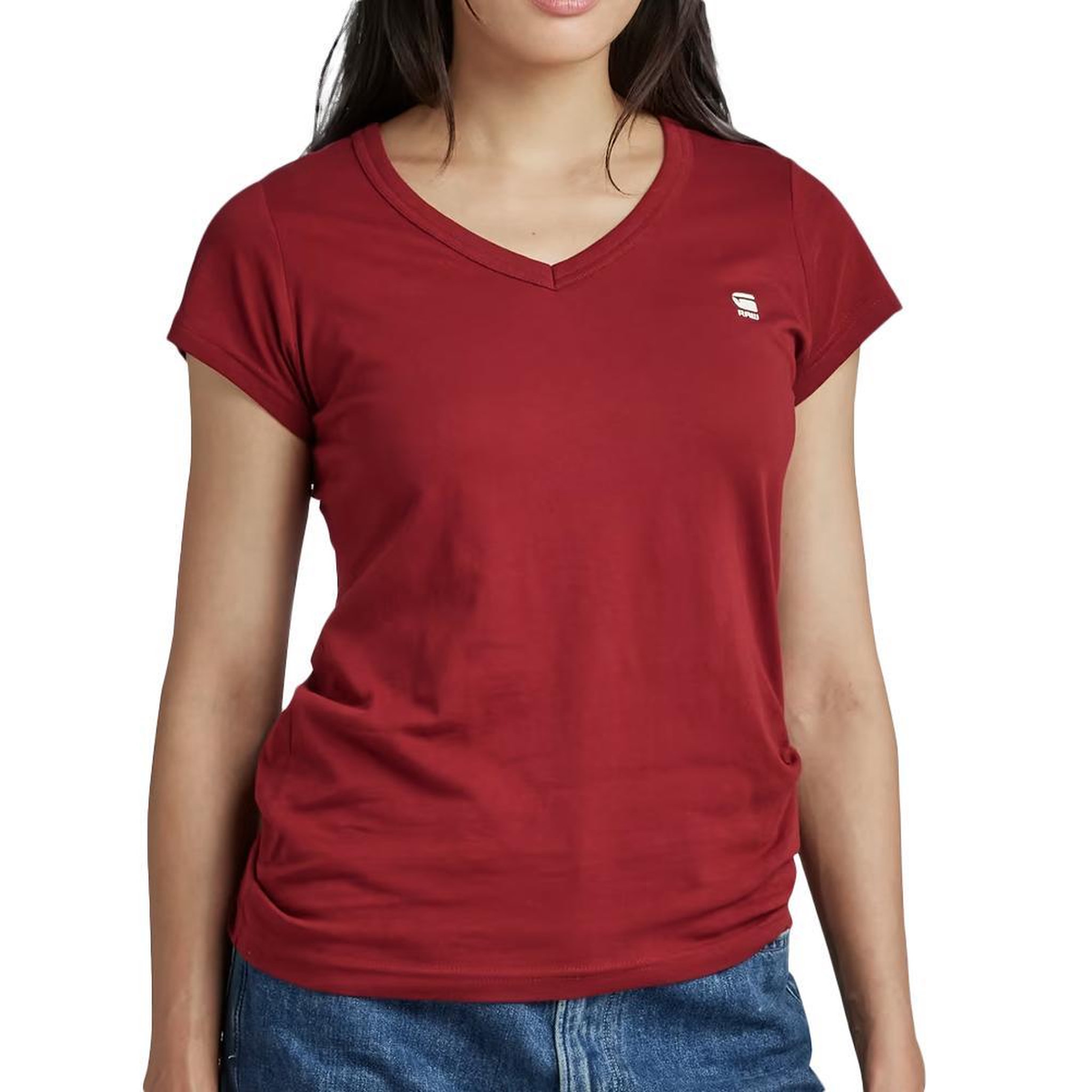 G-Star Raw T shirt  Femme G Star Raw Eyben D21314. Coloris disponibles : Rouge