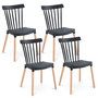 Voir la diapositive 1 : IDIMEX Lot de 4 chaises RAVI de salle à manger design